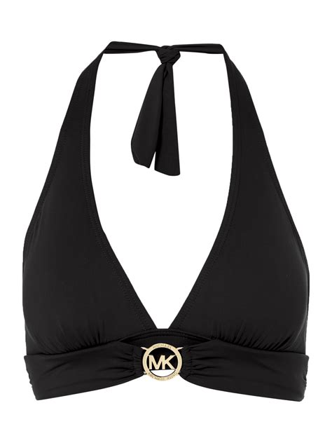 michael kors black bandeau bikini|Michael Kors swimsuits for women.